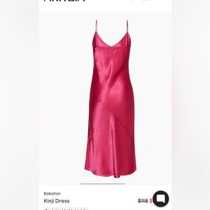 Aritzia Babaton Kinji Dress in Fuchsia